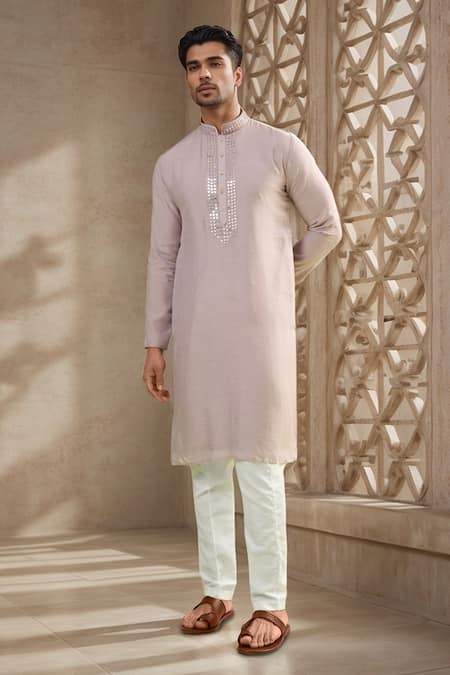 Arihant Rai Sinha Mirror & Thread Embroidered Kurta Set 