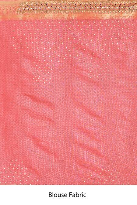 Samyukta Singhania_Blue Silk Crystals, Embroidery Floral Kanjeevaram Saree_Online_at_Aza_Fashions