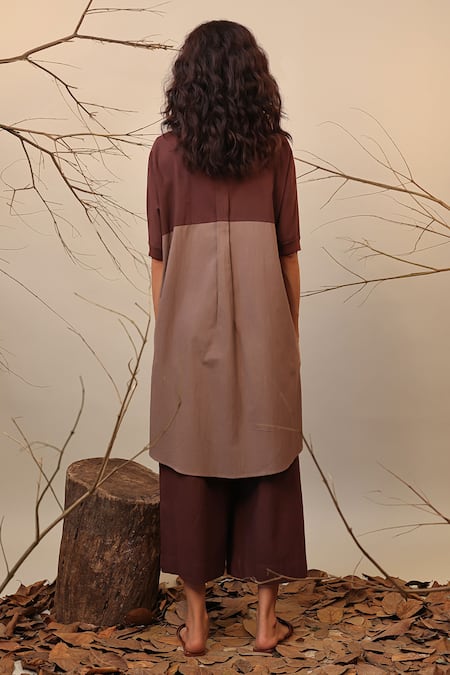 Mati Colorblocked Tunic & Pant Set 