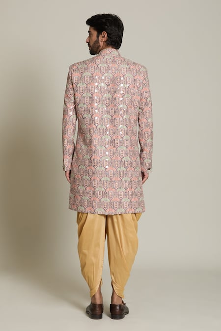 Arihant Rai Sinha Mughal Embroidered Sherwani Set 