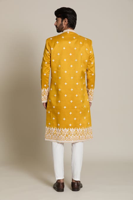 Arihant Rai Sinha Sequin Embroidered Sherwani & Pant Set 