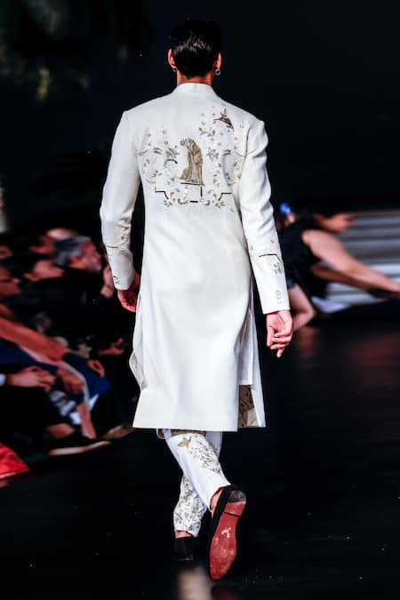 Rohit Bal Wild Bloom Embroidered Sherwani 