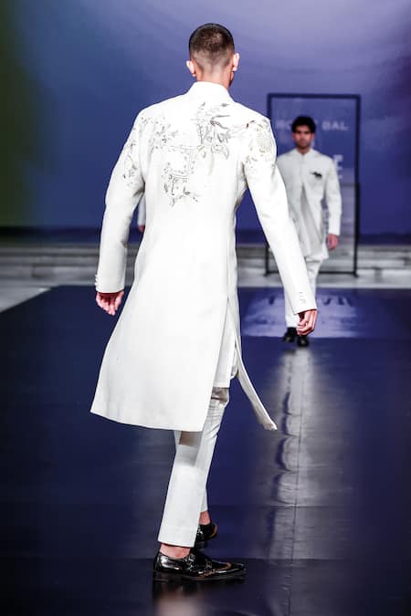 Rohit Bal Bison Bead Embroidered Sherwani 