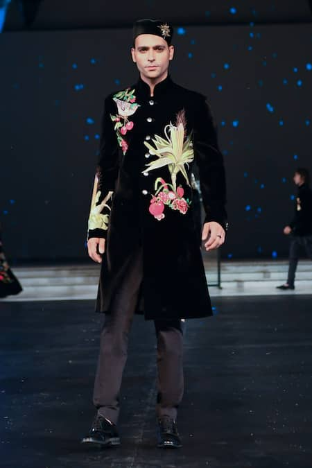 Rohit Bal Gardenia Embroidered Sherwani 