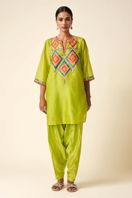 Gulabo by Abu Sandeep Ghungroo Embellished Salwar 