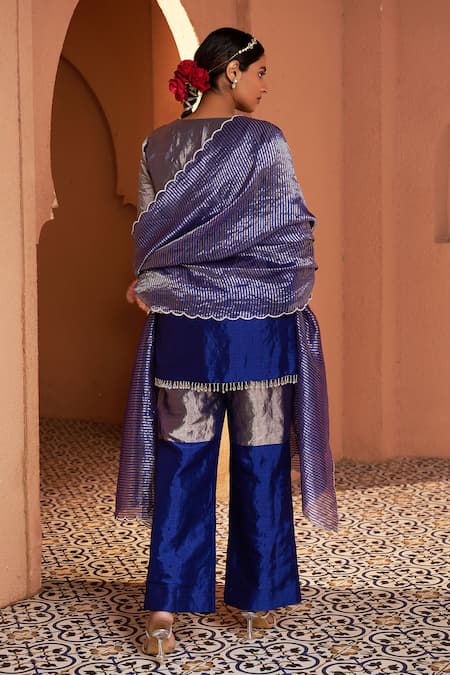 Shalkii Cutdana Embroidered Kurta Set 