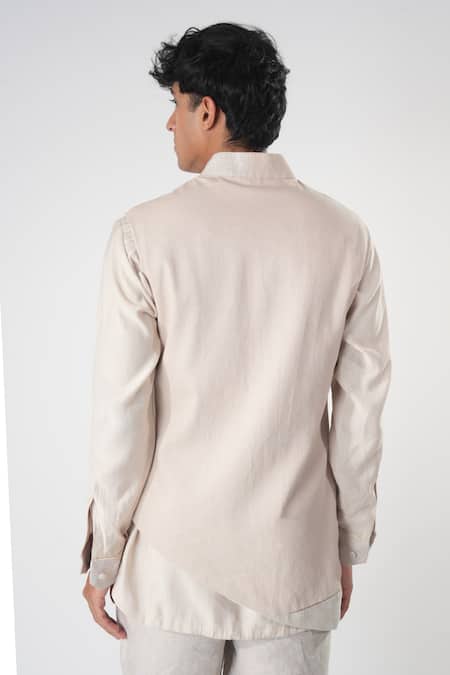 Orthodox Zardozi Embroidered Pink Kurta 