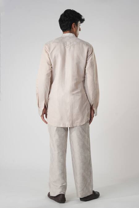 Buy Orthodox Pink Hemp Cut Work, Sequins Cutdana Embroidered Shirt Kurta Online at Aza Fashions Buy_Orthodox_Pink Hemp Cut Work, Sequins Cutdana Embroidered Shirt Kurta _Online_at_Aza_Fashions