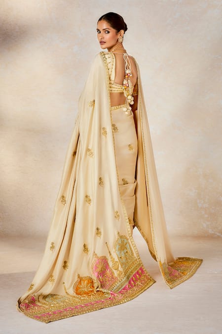 Masaba The Bombay Barfi Saree Set With Stole 