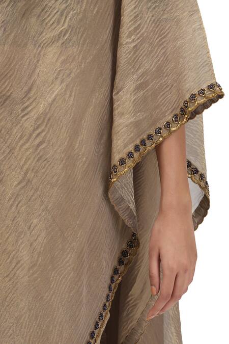 Shop Mimamsaa Gray Crepe Sequins Grey Embroidered Woven Saree Online at Aza Fashions Shop_Mimamsaa_Gray Crepe Sequins Grey Embroidered Woven Saree _Online_at_Aza_Fashions