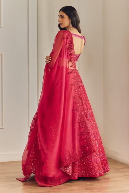 Studio Iris India Gul Sequin Embroidered Bridal Lehenga Set