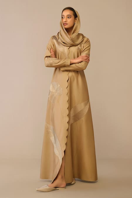 AMPM Beige Silk Scarf 