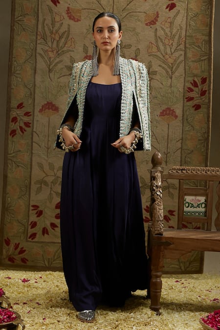 SVA by Sonam & Paras Modi Embellished Jacket & Jumpsuit Set 