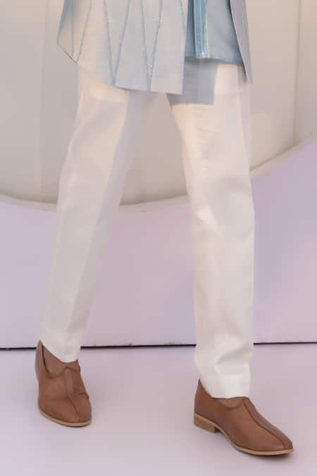 Buy Yoseba Blue Bamboo, Cotton, Silk Embroidery Floral Jacket Kurta Set Online at Aza Fashions Buy_Yoseba_Blue Bamboo, Cotton, Silk Embroidery Floral Jacket Kurta Set _Online_at_Aza_Fashions