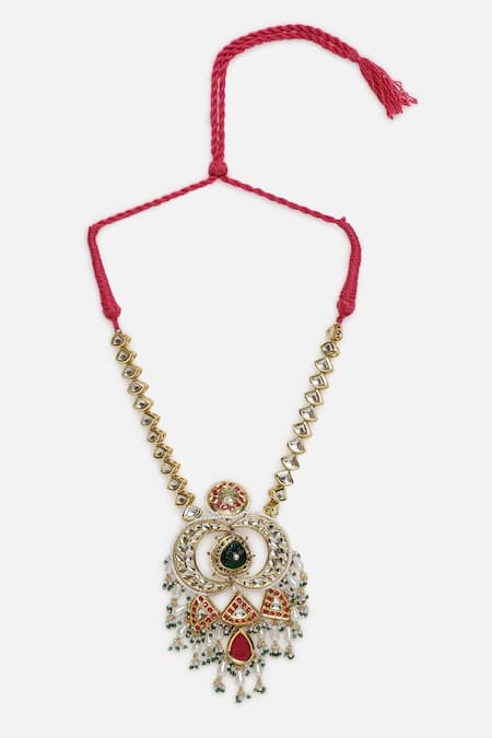 Dugran By Dugristyle Gold Plated Fusion Pendant Necklace 