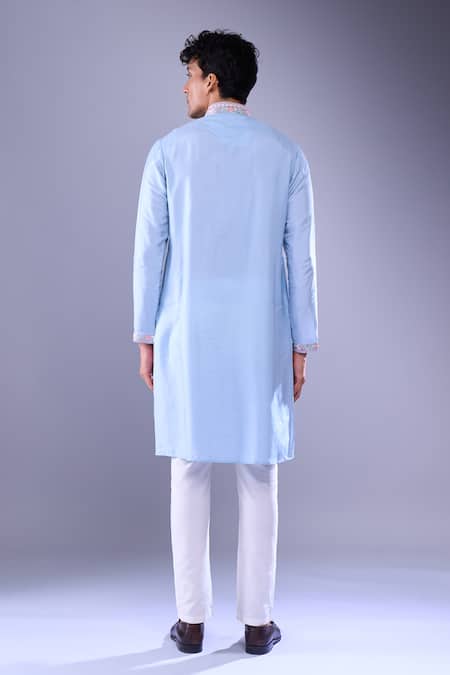 Aariyana Couture Floral Thread Work Kurta & Pant Set 