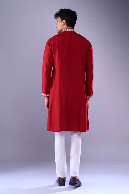 Aariyana Couture Embroidered Floral Kurta Set 