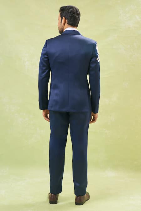 Arihant Rai Sinha Floral Embroidered Tuxedo Set 