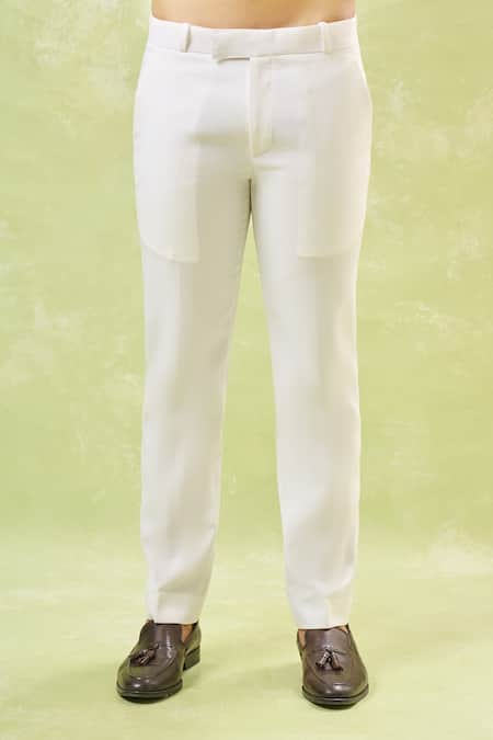 Arihant Rai Sinha Cream Rayon, Polyester, Cotton Sequins, Embroidery Floral Tuxedo Set Online at Aza Fashions Arihant Rai Sinha_Cream Rayon, Polyester, Cotton Sequins, Embroidery Floral Tuxedo Set _Online_at_Aza_Fashions