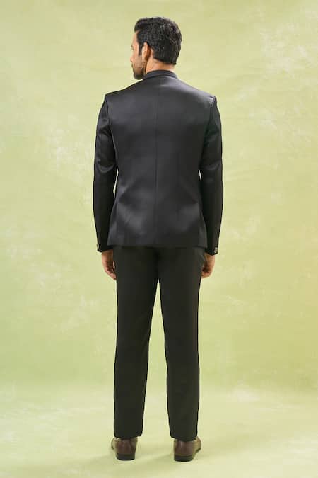 Arihant Rai Sinha Bird Embroidered Bandhgala Set 