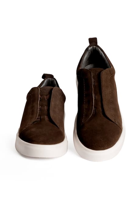 Buy_Nou_Brown Chestnut Blaze Almond Toe Sneakers 