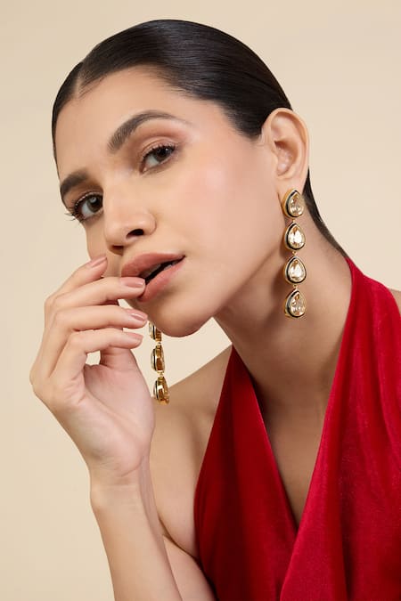 ISHARYA Crystal Drop Earrings 