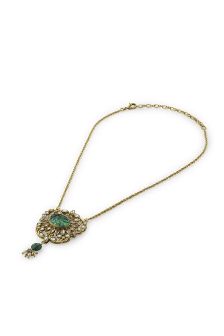 Aulerth Gulmohar Mini Floralia Pendant Necklace 