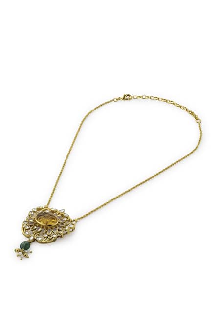 Aulerth Gulmohar Mini Floralia Pendant Necklace 