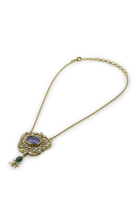 Aulerth Gulmohar Mini Floralia Pendant Necklace 