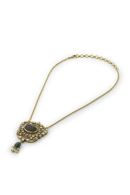 Aulerth Gulmohar Mini Floralia Pendant Necklace 