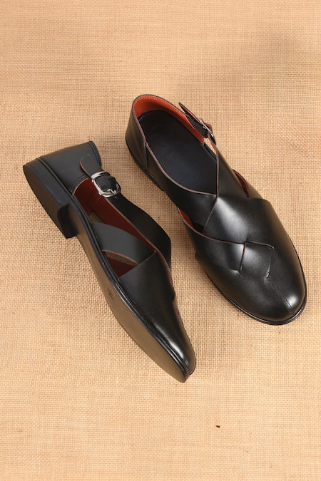 Irasoles Nawab Cross Patta Sandals 