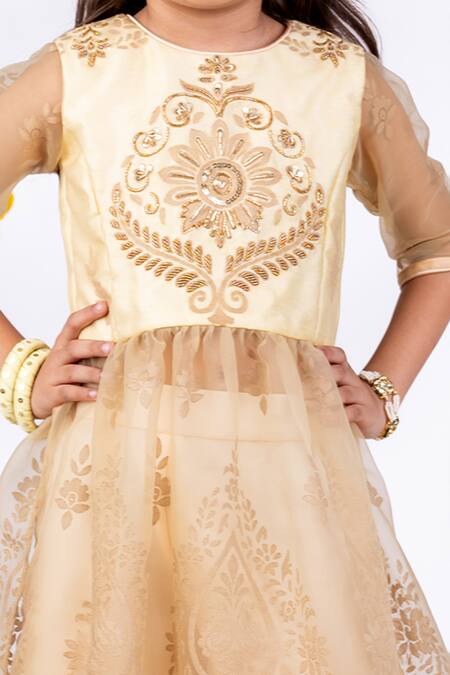 Buy Toplove Beige Organza, Cotton Embroidery Floral Hand Anarkali And Palazzo Set Online at Aza Fashions Buy_Toplove_Beige Organza, Cotton Embroidery Floral Hand Anarkali And Palazzo Set _Online_at_Aza_Fashions