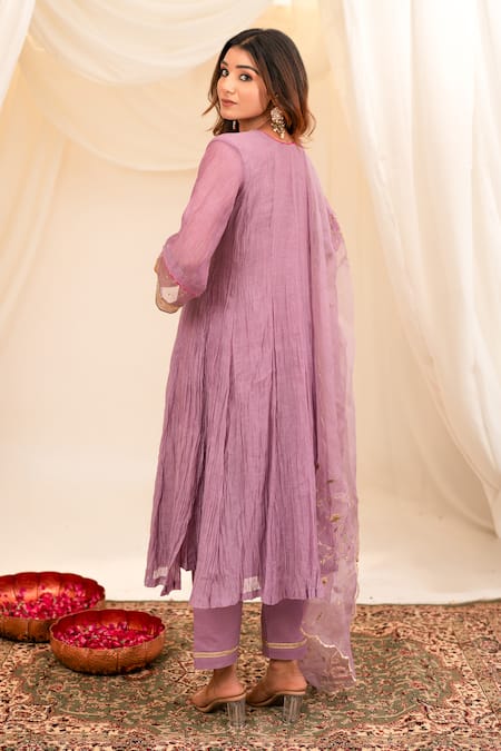 Anushka Repswal - Sewing Love Zari Embroidered Anarkali Set 