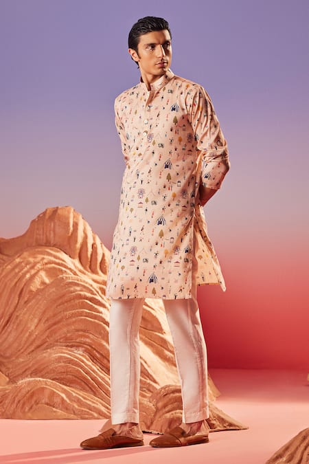 Eleven Brothers Circus Flair Print Kurta 