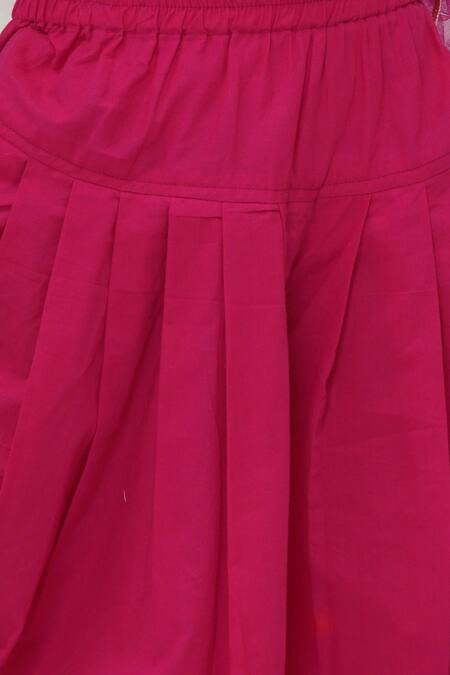 Little Bansi Yellow Cotton Sequins, Embroidery Floral Kurta Set Online at Aza Fashions Little Bansi_Yellow Cotton Sequins, Embroidery Floral Kurta Set _Online_at_Aza_Fashions