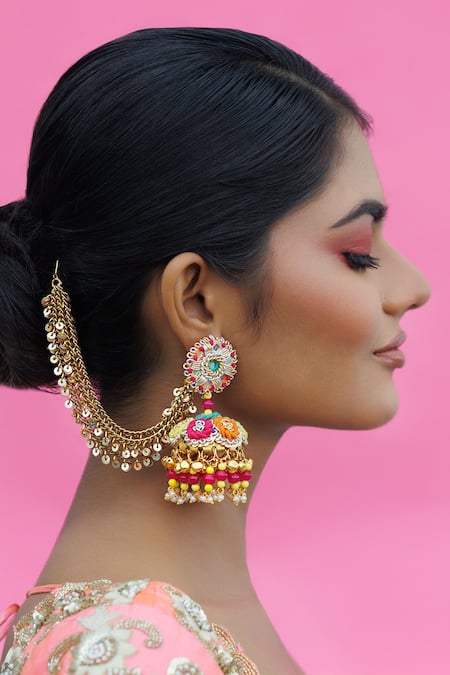 Kanyaadhan By Dhirajaayushi Floral Embroidered Choker Set 