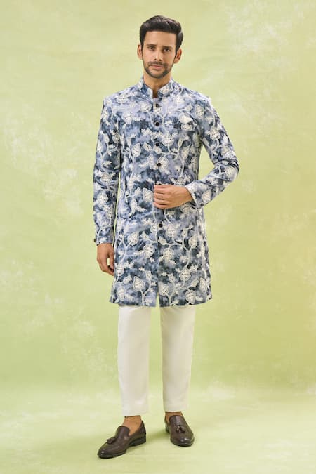 Arihant Rai Sinha Thread Embroidered Sherwani with Pant 