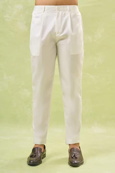 Arihant Rai Sinha White Cotton, Velvet, Silk Embroidery Thread Vine Sherwani And Pant Online at Aza Fashions Arihant Rai Sinha_White Cotton, Velvet, Silk Embroidery Thread Vine Sherwani And Pant _Online_at_Aza_Fashions