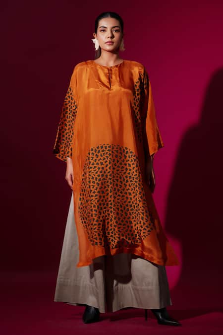 Shop_Stoique_Gray Cotton Grey Lycra Flared Trouser _Online_at_Aza_Fashions