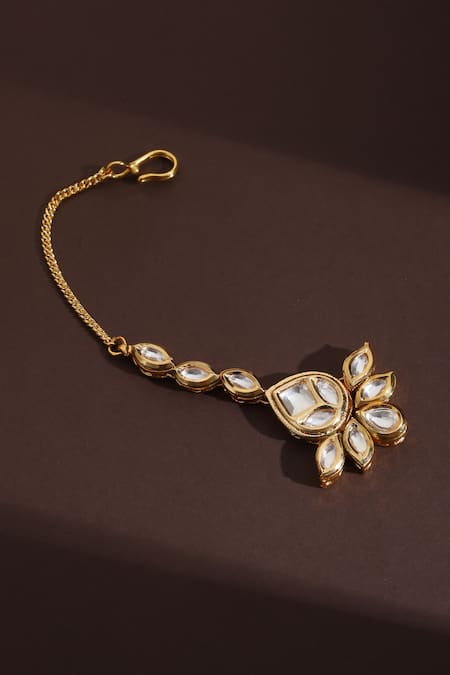 Swabhimann Kundan Embellished Maangtikka 