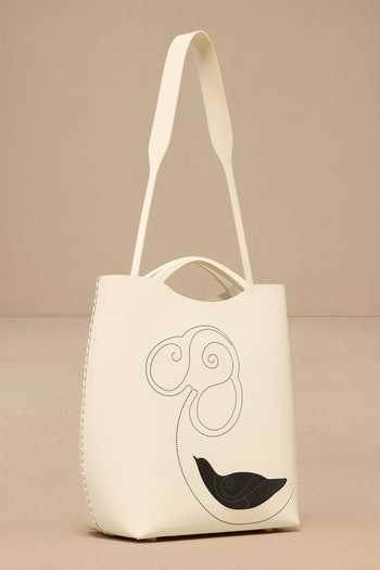 Buy Ampm Ivory Embroidery Inlay Pattern Tote Bag Online at Aza Fashions Buy_Ampm_Ivory Embroidery Inlay Pattern Tote Bag _Online_at_Aza_Fashions