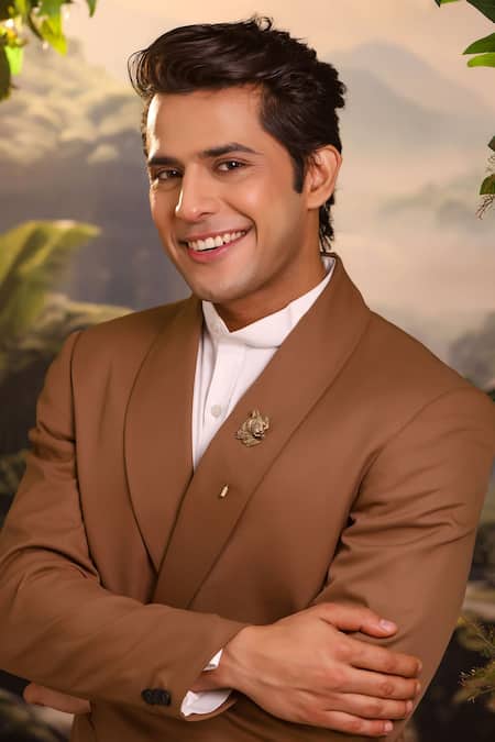 Cosa Nostraa Antique Gold Tiger Emblem Lapel Pin 