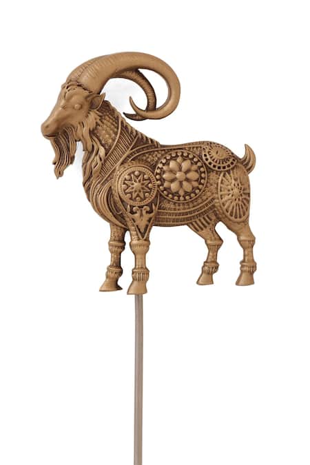 Shop_Cosa Nostraa_Gold Antique Alpine Sentinel Lapel Pin 