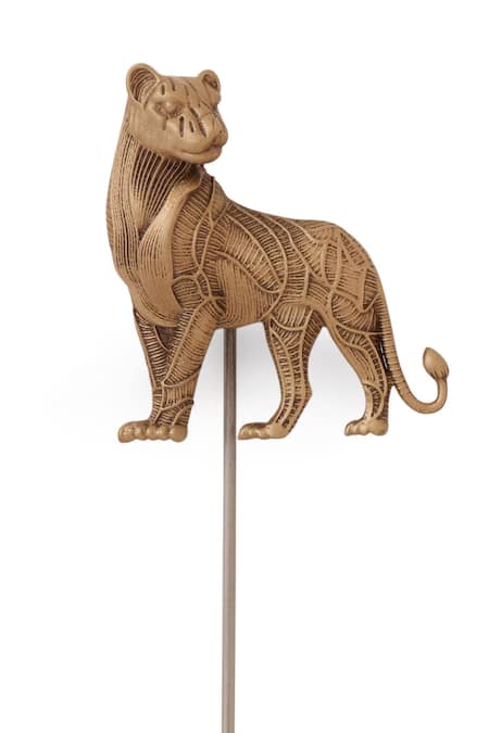 Buy_Cosa Nostraa_Gold Guardian Roar Antique Lapel Pin 