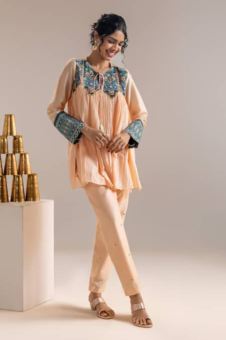 Soup by Sougat Paul Gathered Tunic & Pant Set 