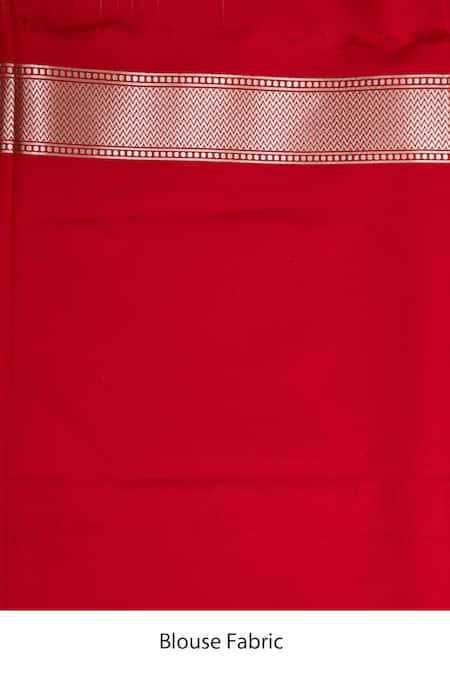 Shop Zal From Benaras Red Silk, Kota Doria Zari, Embroidery Designer Jangla Work Saree Online at Aza Fashions Shop_Zal From Benaras_Red Silk, Kota Doria Zari, Embroidery Designer Jangla Work Saree _Online_at_Aza_Fashions