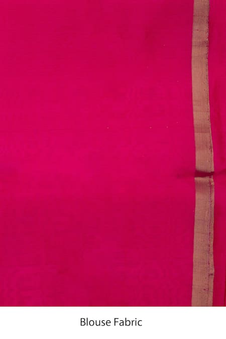 Zal From Benaras Pink Silk, Kota Doria Zari, Embroidery Khimkhaab Work Saree And Unstitched Blouse at Aza Fashions Zal From Benaras_Pink Silk, Kota Doria Zari, Embroidery Khimkhaab Work Saree And Unstitched Blouse _at_Aza_Fashions