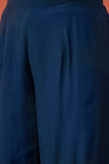 Shivani Bhargava Blue Chanderi, Cotton, Silk Diamonds, Sequins V-neck Embroidered Anarkali Set at Aza Fashions Shivani Bhargava_Blue Chanderi, Cotton, Silk Diamonds, Sequins V-neck Embroidered Anarkali Set _at_Aza_Fashions