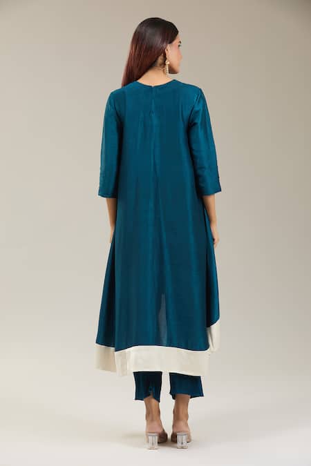 Kriti Bapna High Low Kurta Pant Set 