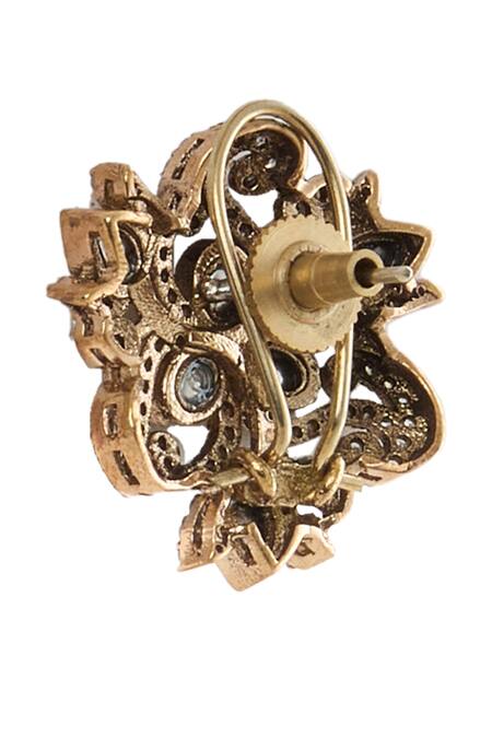 Shop Moh-Maya By Disha Khatri Green Beads, Diamonds Moissanite Polki Necklace Set Online at Aza Fashions Shop_Moh-Maya By Disha Khatri_Green Beads, Diamonds Moissanite Polki Necklace Set _Online_at_Aza_Fashions